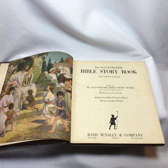 The Illustrated Bible Story Book Old Testament Illustrator Milo Winter 1928 HC - Picture 9 of 16